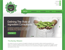 Tablet Screenshot of burleyfoods.com